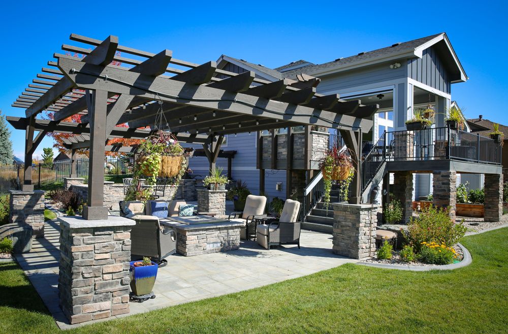 Shade Structure and Patio Landscape Design